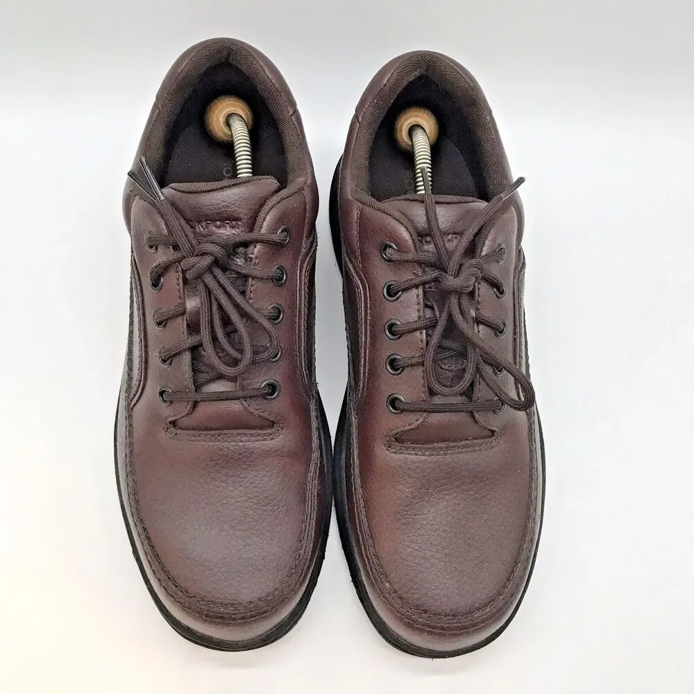Rockport Ridgefield Eureka Oxford K71201 Men's 11.5M Brown Lace Up Leather Shoes